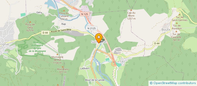 localisation de l'entreprise MADAME ALEXANDRA COUDIGNAC  SAINT-BEAT-LEZ