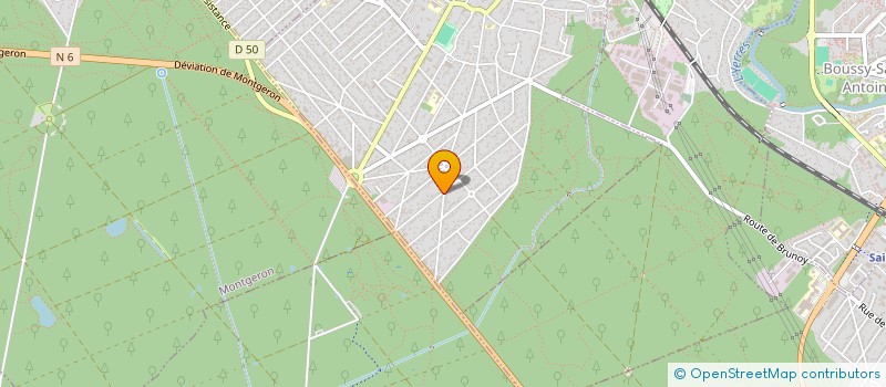 localisation de l'entreprise MADAME ALEXANDRA COUILLARD  BRUNOY