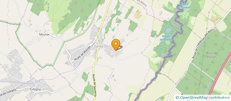 localisation de l'entreprise MADAME ALEXANDRA COURBOT  GRILLY