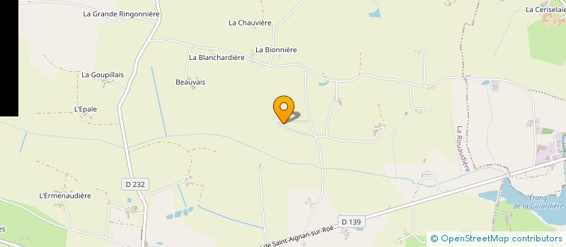 localisation de l'entreprise MADAME ALEXANDRA COURCIER  ROUAUDIERE (LA)