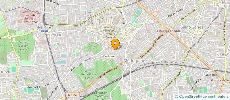 localisation de l'entreprise MADAME ALEXANDRA COURJAUD  BORDEAUX