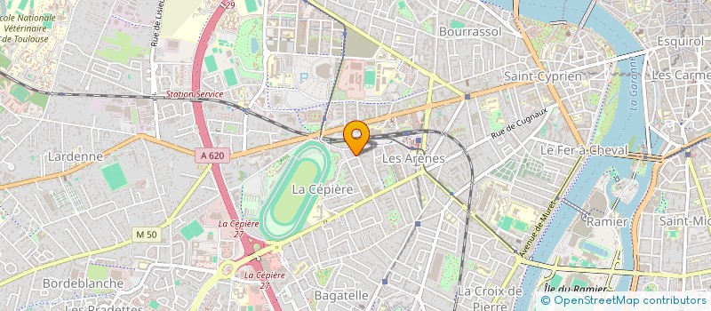 localisation de l'entreprise MADAME ALEXANDRA CRACEA à TOULOUSE