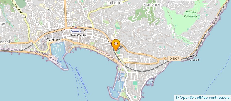 localisation de l'entreprise MADAME ALEXANDRA CREMER à CANNES