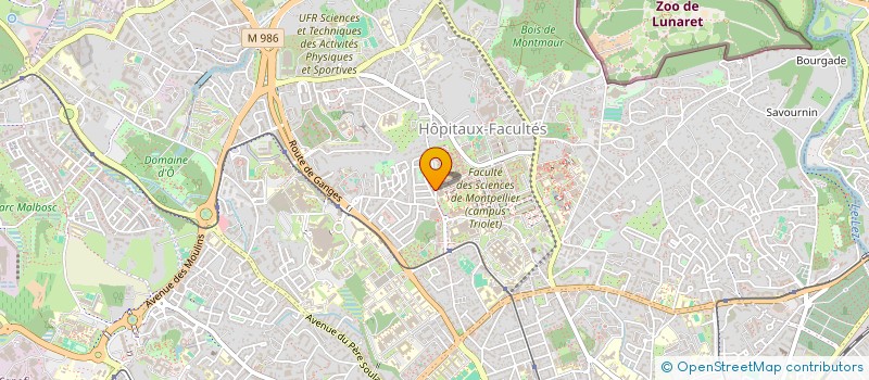 localisation de l'entreprise MADAME ALEXANDRA CROCE à MONTPELLIER