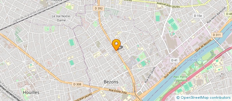 localisation de l'entreprise MADAME ALEXANDRA CYGANKIEWICZ  BEZONS