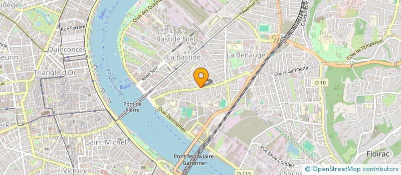 localisation de l'entreprise MADAME ALEXANDRA DA ROS  BORDEAUX