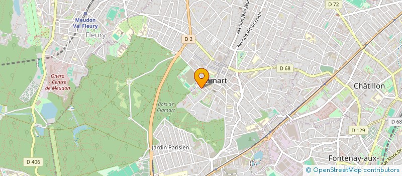 localisation de l'entreprise MADAME ALEXANDRA DA SILVA AUGUSTO à CLAMART