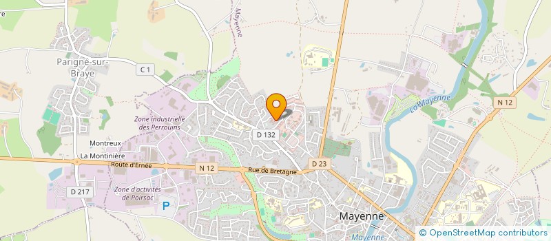 localisation de l'entreprise MADAME ALEXANDRA DALIGAULT à MAYENNE