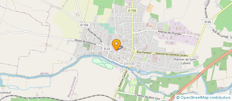 localisation de l'entreprise MADAME ALEXANDRA DANET à JARNAC