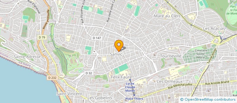 localisation de l'entreprise MADAME ALEXANDRA DANJOU à LE HAVRE