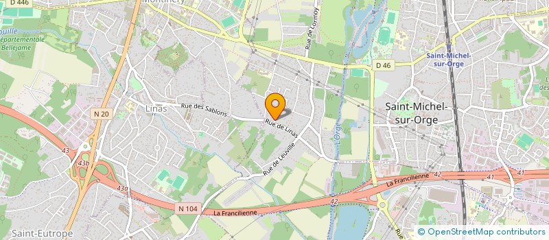 localisation de l'entreprise MADAME ALEXANDRA DANTAN à LONGPONT-SUR-ORGE