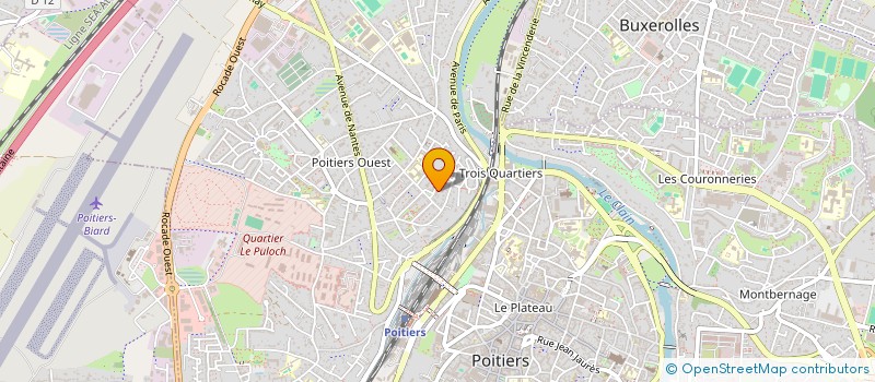 localisation de l'entreprise MADAME ALEXANDRA DARGENT  POITIERS