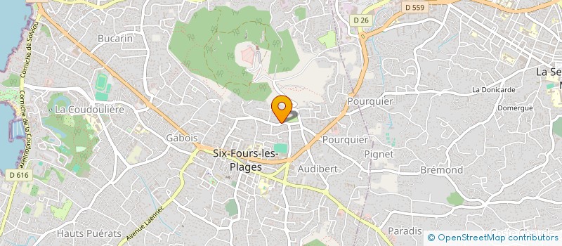 localisation de l'entreprise MADAME ALEXANDRA DAUMAS à SIX-FOURS-LES-PLAGES