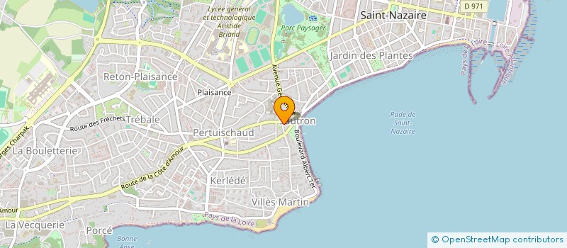 localisation de l'entreprise MADAME ALEXANDRA DAVID  SAINT-NAZAIRE