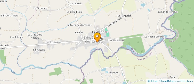 localisation de l'entreprise MADAME ALEXANDRA DAVID  SAINT-SULPICE-DES-LANDES