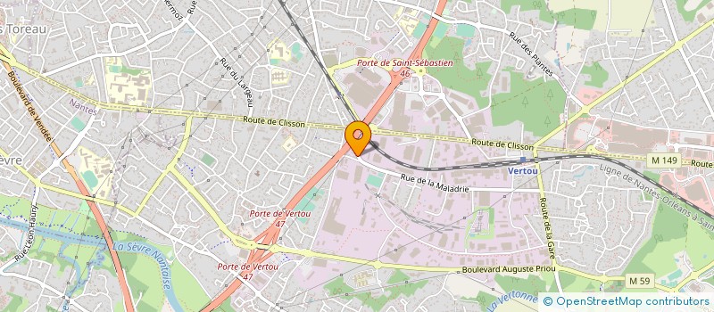 localisation de l'entreprise MADAME ALEXANDRA DE ASSUNCAO à VERTOU