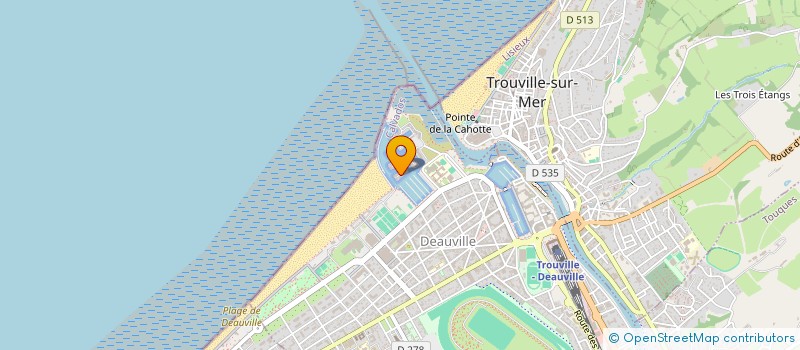 localisation de l'entreprise MADAME ALEXANDRA DE BIBIKOFF à DEAUVILLE