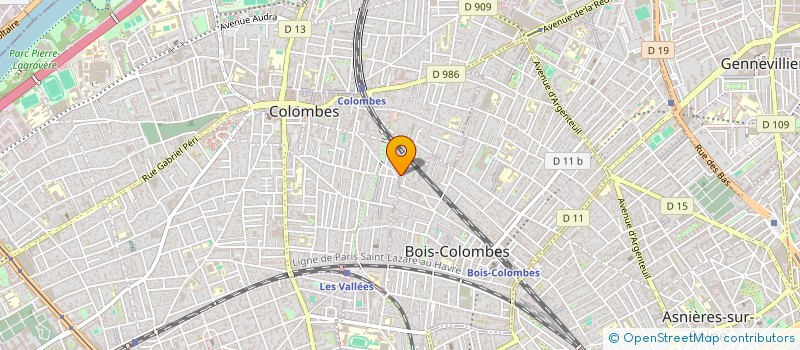 localisation de l'entreprise MADAME ALEXANDRA DE GALZAIN  COLOMBES