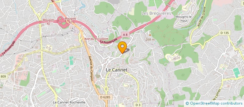 localisation de l'entreprise MADAME ALEXANDRA DE KOCK DOLEZELOVA à LE CANNET