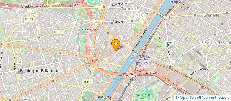 localisation de l'entreprise MADAME ALEXANDRA DE MAUSSION DE CANDE à BOULOGNE-BILLANCOURT