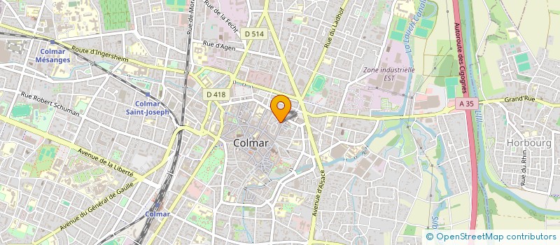 localisation de l'entreprise MADAME ALEXANDRA DE SOUSA  COLMAR