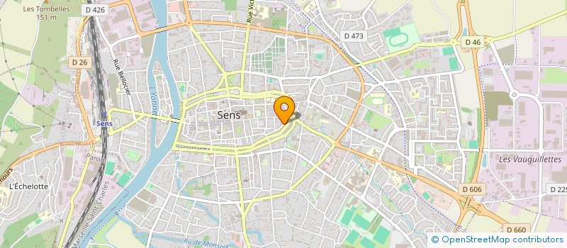 localisation de l'entreprise MADAME ALEXANDRA DEBODE  SENS