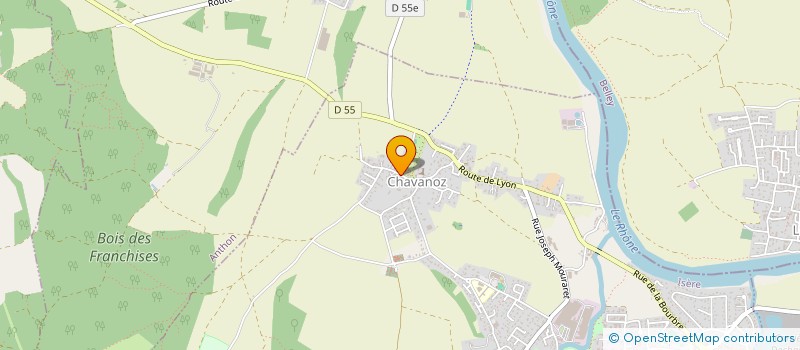 localisation de l'entreprise MADAME ALEXANDRA DELAGE  CHAVANOZ