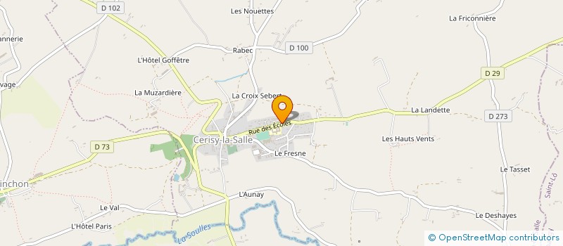 localisation de l'entreprise MADAME ALEXANDRA DELAGOTTE  CERISY-LA-SALLE