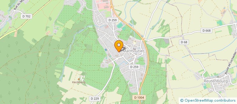 localisation de l'entreprise MADAME ALEXANDRA DELALLE à MARMOUTIER