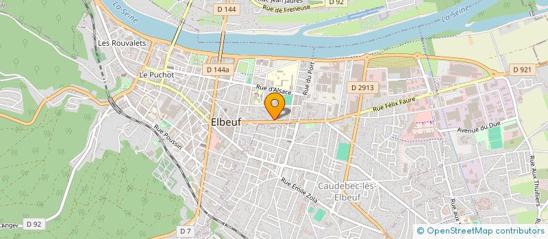 localisation de l'entreprise MADAME ALEXANDRA DELAMARE  ELBEUF