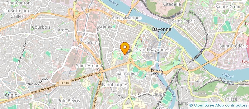 localisation de l'entreprise MADAME ALEXANDRA DELANCE à BAYONNE