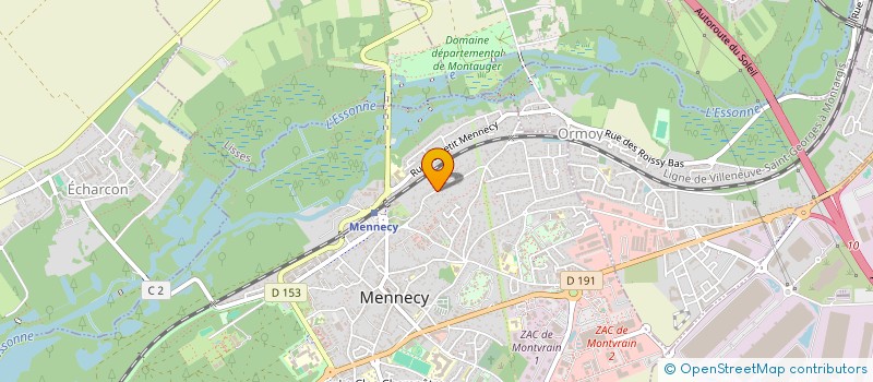 localisation de l'entreprise MADAME ALEXANDRA DELPEY  MENNECY