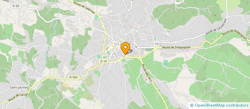 localisation de l'entreprise MADAME ALEXANDRA DELRIEU à LORGUES
