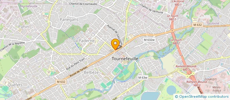 localisation de l'entreprise MADAME ALEXANDRA DENIS à TOURNEFEUILLE
