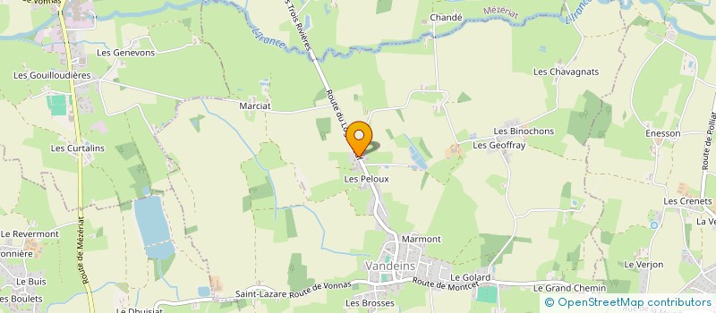 localisation de l'entreprise MADAME ALEXANDRA DESCOMBES  VANDEINS