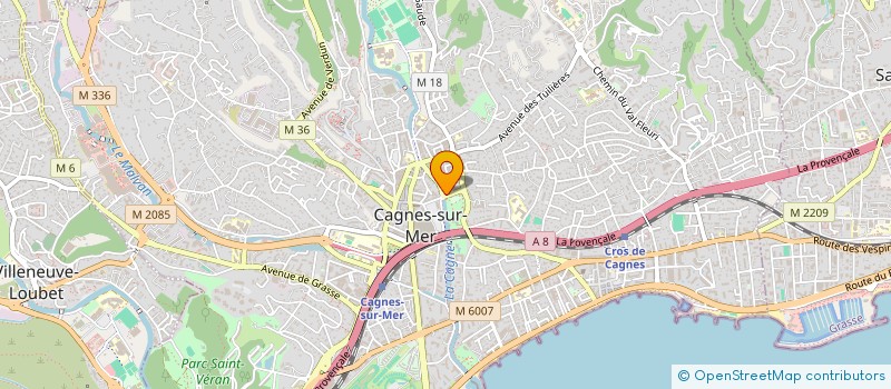 localisation de l'entreprise MADAME ALEXANDRA DESHOGUES à CAGNES-SUR-MER