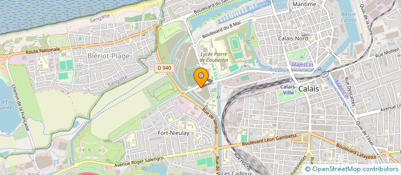 localisation de l'entreprise MADAME ALEXANDRA DESITTER  CALAIS