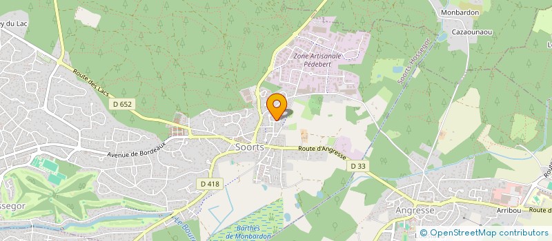 localisation de l'entreprise MADAME ALEXANDRA DESPREZ  SOORTS-HOSSEGOR