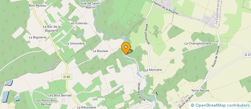 localisation de l'entreprise MADAME ALEXANDRA DESSORT à MONTHOU-SUR-CHER