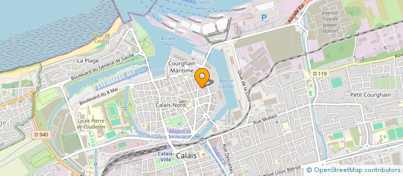 localisation de l'entreprise MADAME ALEXANDRA DESSURNE  CALAIS