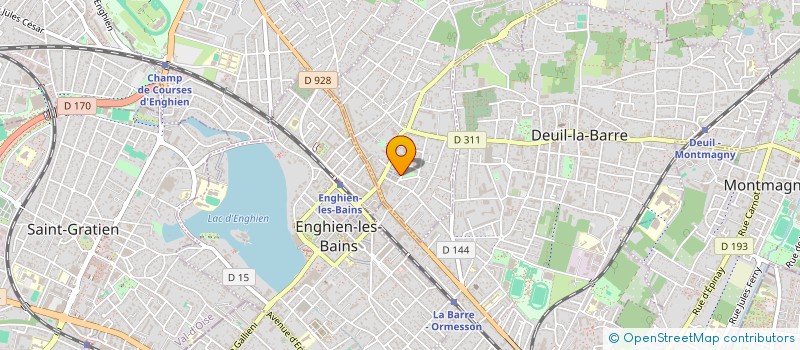 localisation de l'entreprise MADAME ALEXANDRA DESVIGNES  MONTMORENCY