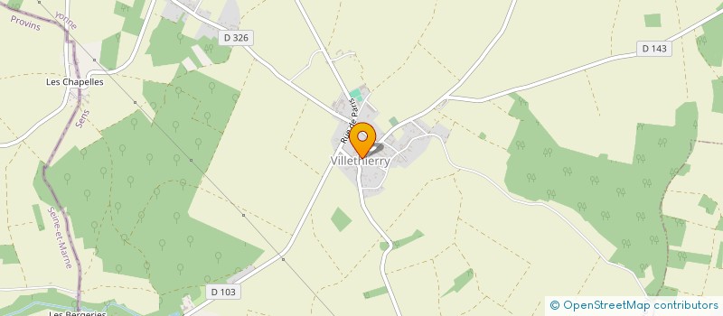 localisation de l'entreprise MADAME ALEXANDRA DETERRE  VILLETHIERRY