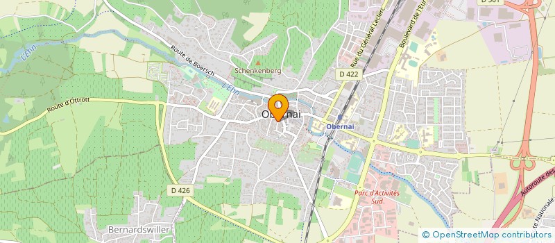 localisation de l'entreprise MADAME ALEXANDRA DI GIULIO  OBERNAI