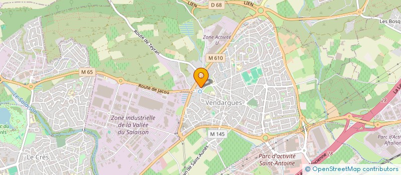 localisation de l'entreprise MADAME ALEXANDRA DIAKITE à VENDARGUES