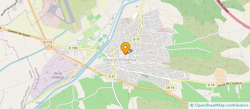 localisation de l'entreprise MADAME ALEXANDRA DIAZ RICO  LANCON-PROVENCE