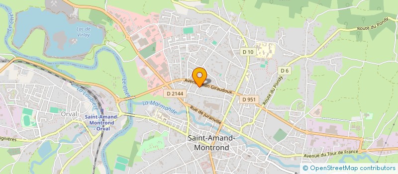 localisation de l'entreprise MADAME ALEXANDRA DIERCKX  SAINT-AMAND-MONTROND