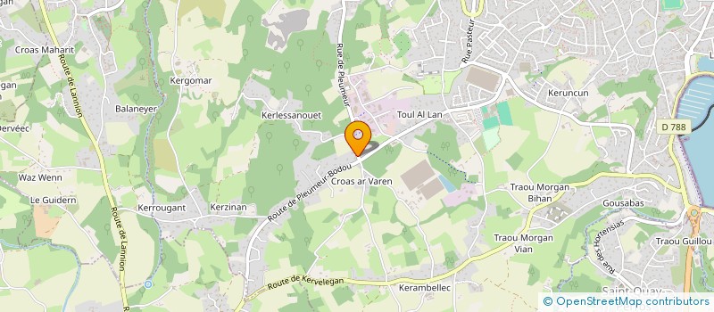 localisation de l'entreprise MADAME ALEXANDRA DOBZHINSKAYA  PERROS-GUIREC