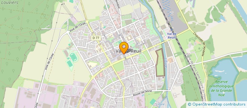 localisation de l'entreprise MADAME ALEXANDRA DONDEYNE  VAL-DE-REUIL