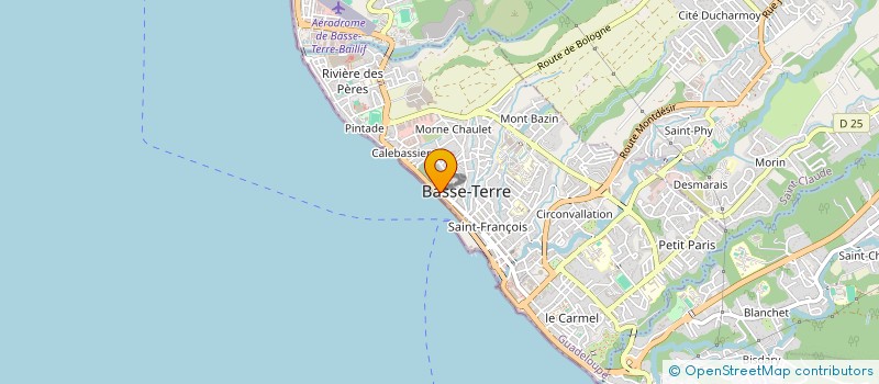localisation de l'entreprise MADAME ALEXANDRA DORE à BASSE-TERRE