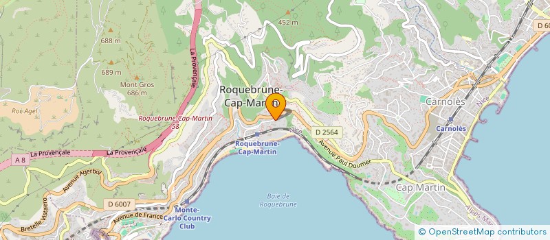 localisation de l'entreprise MADAME ALEXANDRA DORR à ROQUEBRUNE-CAP-MARTIN